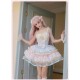 Mademoiselle Pearl Sanrio Silk Ballet Mini JSKs(Reservation/5 Colours/Full Payment Without Shipping)